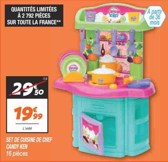 set de cuisine de chef candy ken