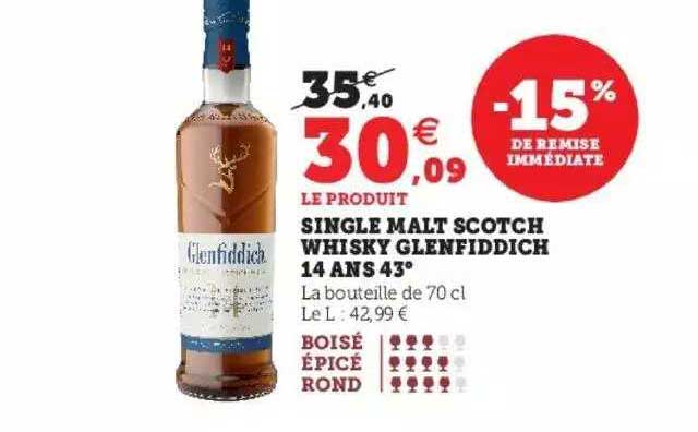 single malt scotch whisky glenfiddich
