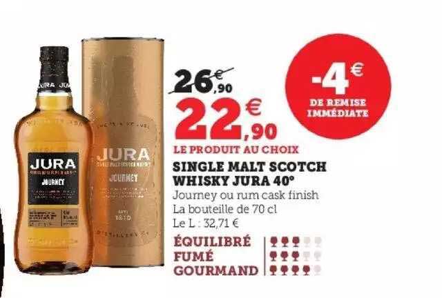 single malt scotch whisky jura 40°