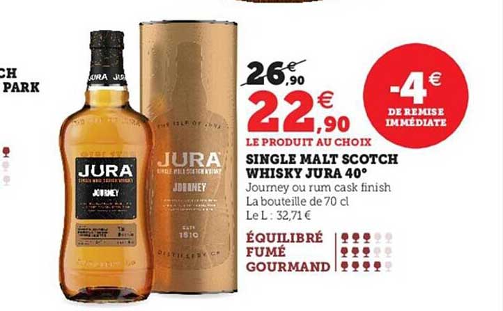 single malt scotch whisky jura 40°