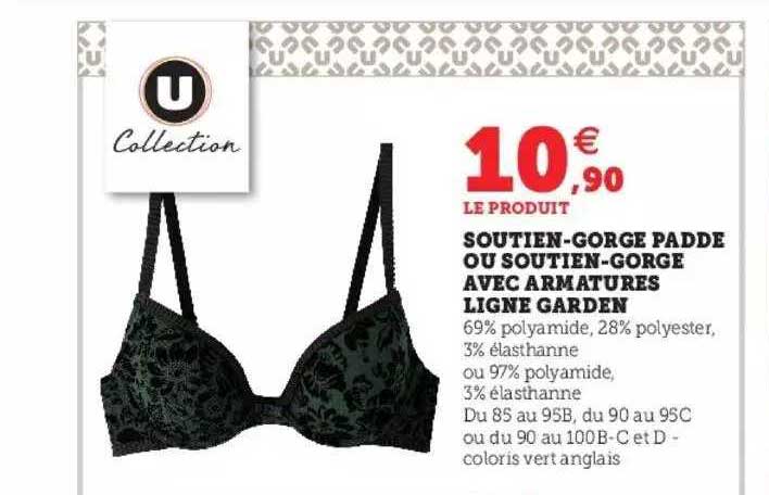 Soutien-gorge Padde Ou Soutien-gorge Avec Armatures Ligne Garden