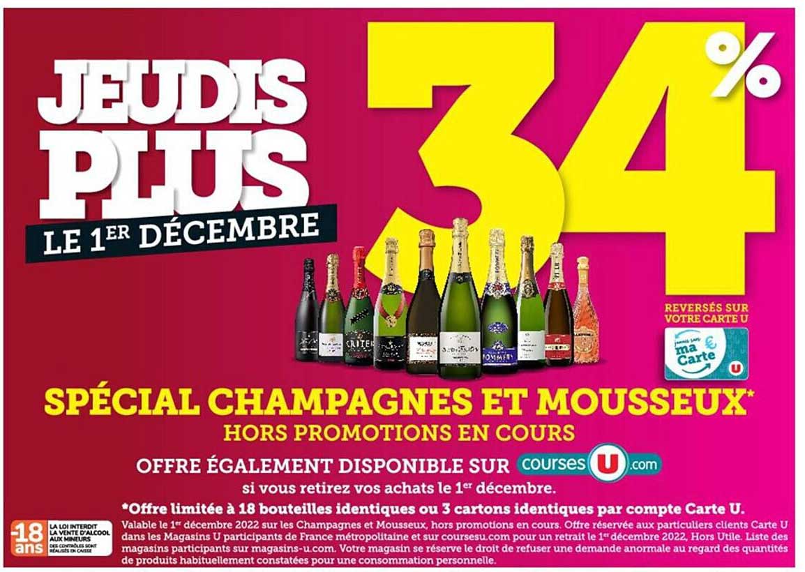 spécial champagnes et mousseux hors promotions en cours