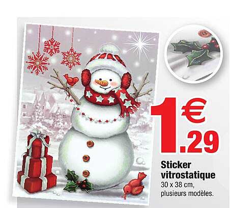 Sticker Vitrostatique