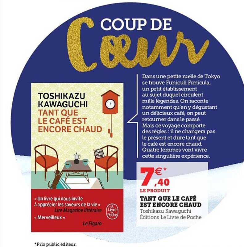 tant que le café est encore chaud - toshikazu kawaguchi