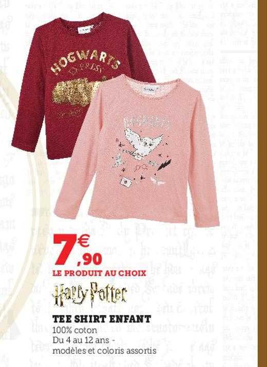 tee shirt enfant harry potter