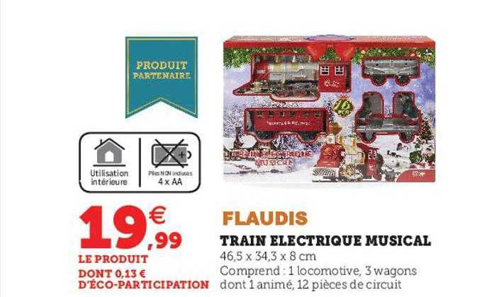 train électrique musical flaudis