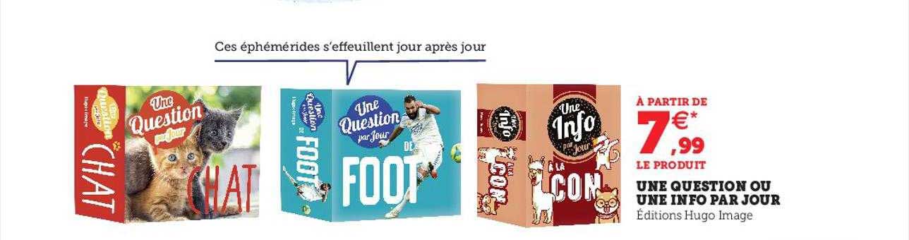 une question ou une info par jour