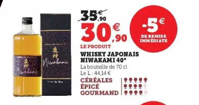 whisky japonais niwakami 40°