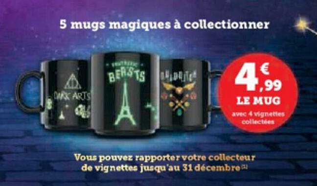 5 mugs magiques à collectionner
