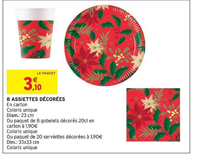 8 assiettes décorées