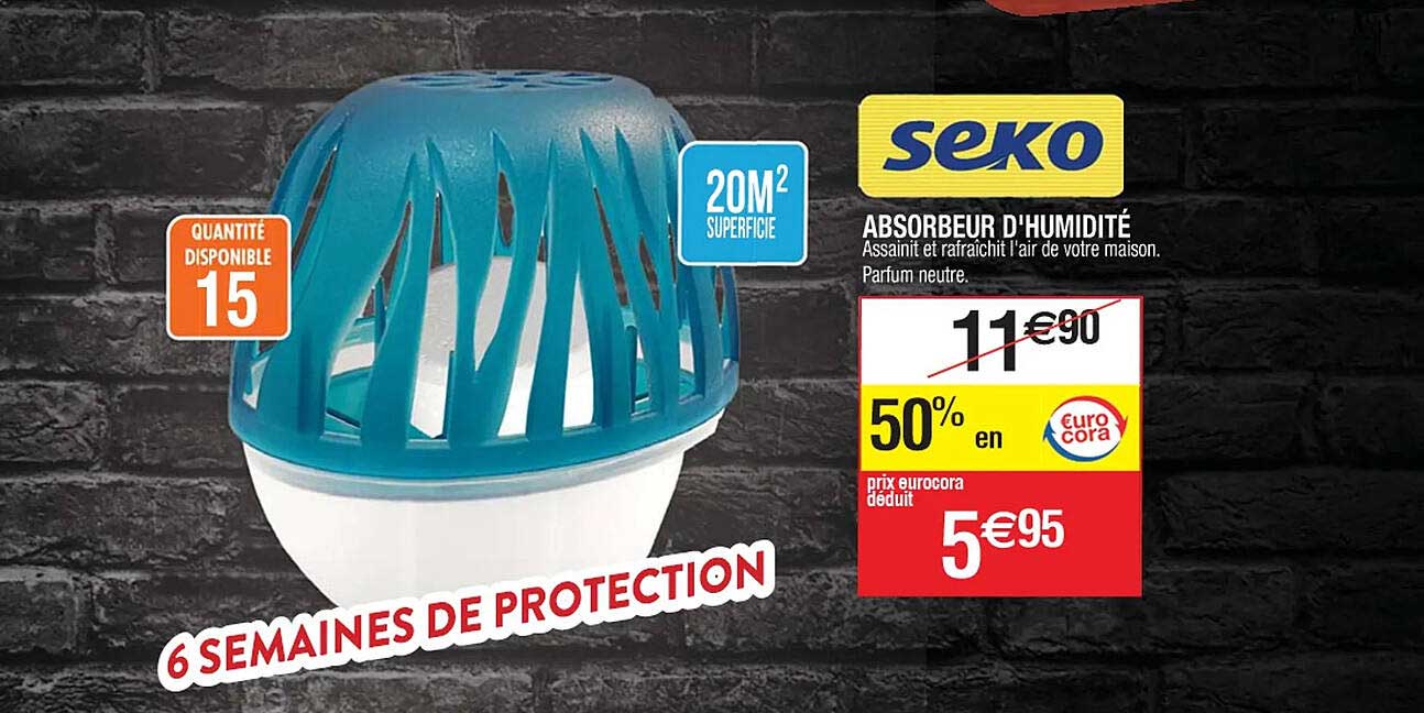 absorbeur d'humidité seko