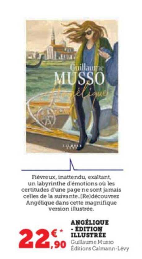 angélique - édition illustrée - guillaume musso