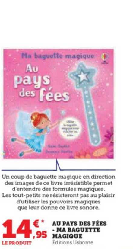 au pays des fées - ma baguette magique