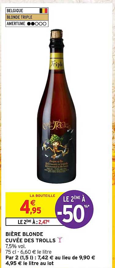 bière blonde cuvée des trolls