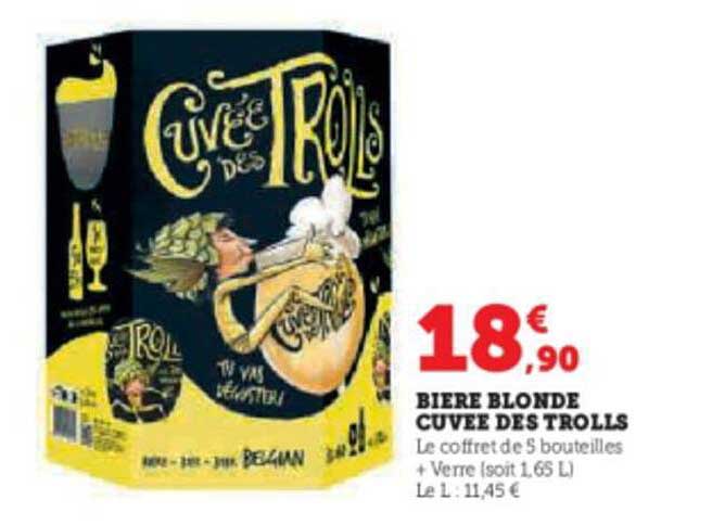bière blonde cuvée des trolls