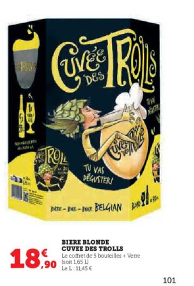 bière blonde cuvée des trolls