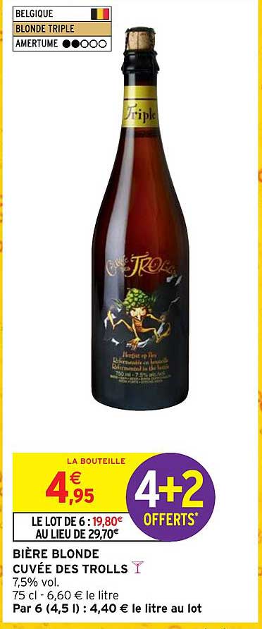 bière blonde cuvée des trolls