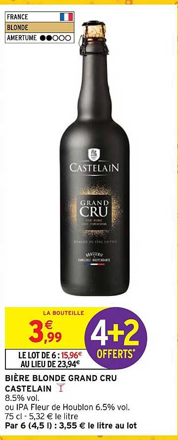 Bière Blonde Grand Cru Castelain