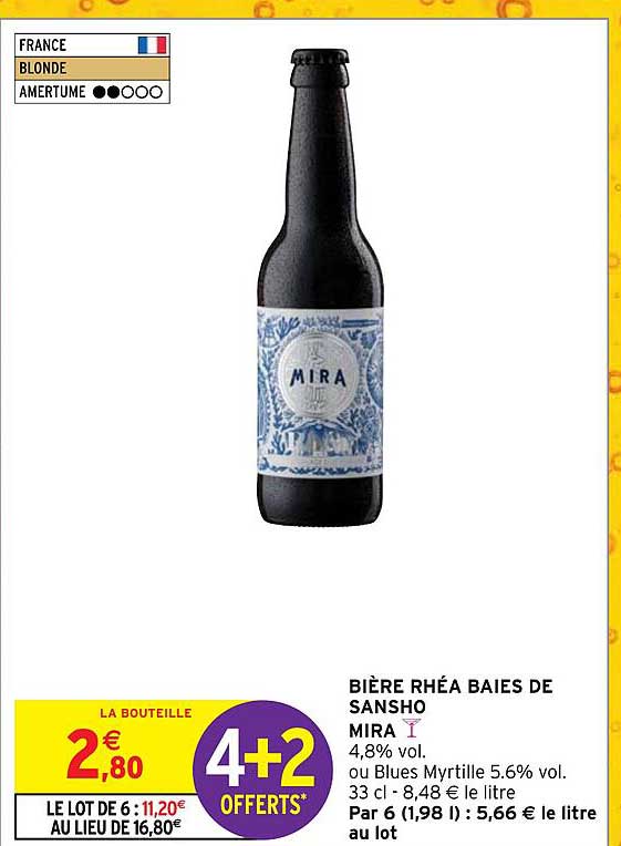 bière rhéa baies de sansho mira