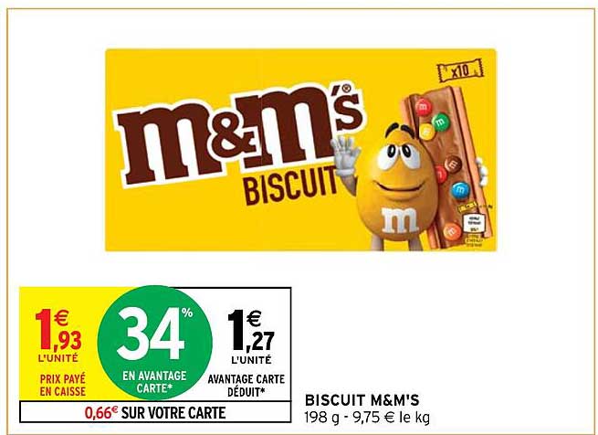 Biscuit M&m's
