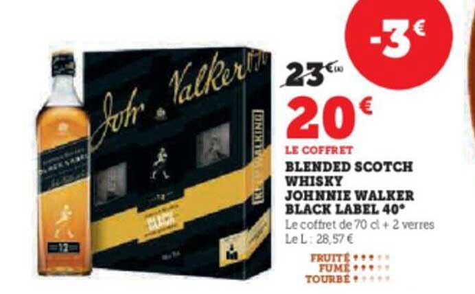 blended scotch whisky johnnie walder black label 40°