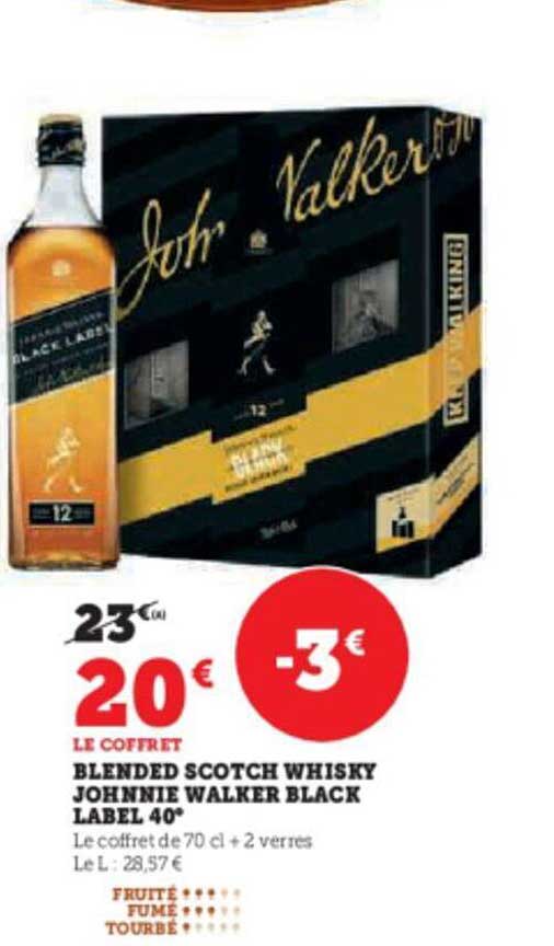 blended scotch whisky johnnie walker black label 40°