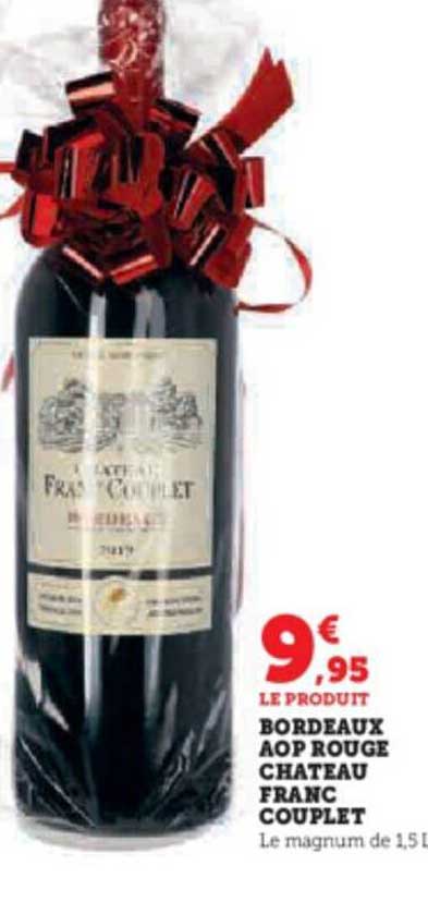 bordeaux aop rouge château franc couplet