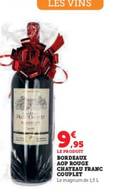 bordeaux aop rouge château franc couplet