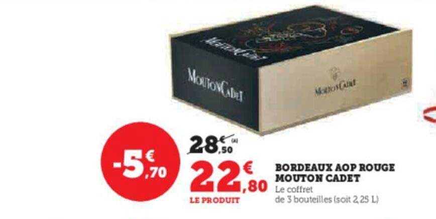 bordeaux aop rouge mouton cadet