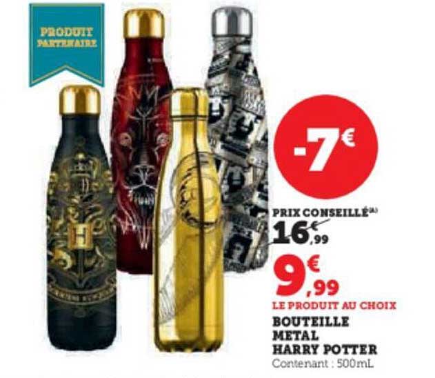 bouteille métal harry potter