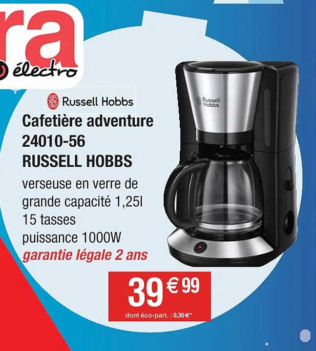 cafetière adventure russell hobbs