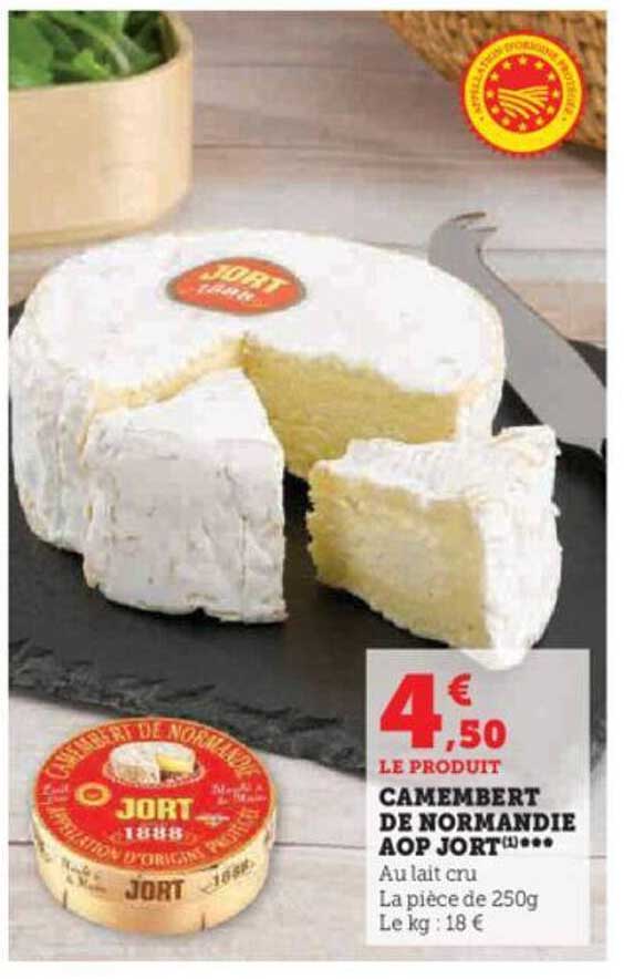 Camembert De Normandie Aop Jort