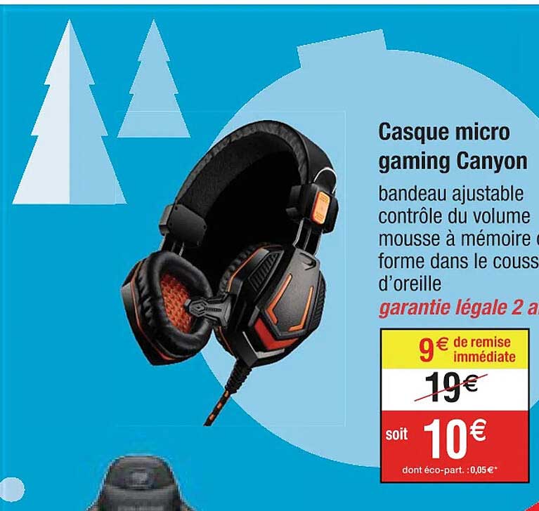 casque micro gaming canyon