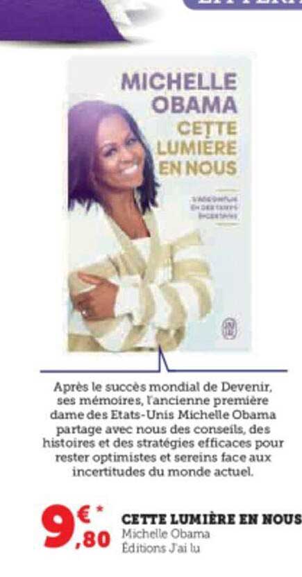 cette lumière en noux - michelle obama