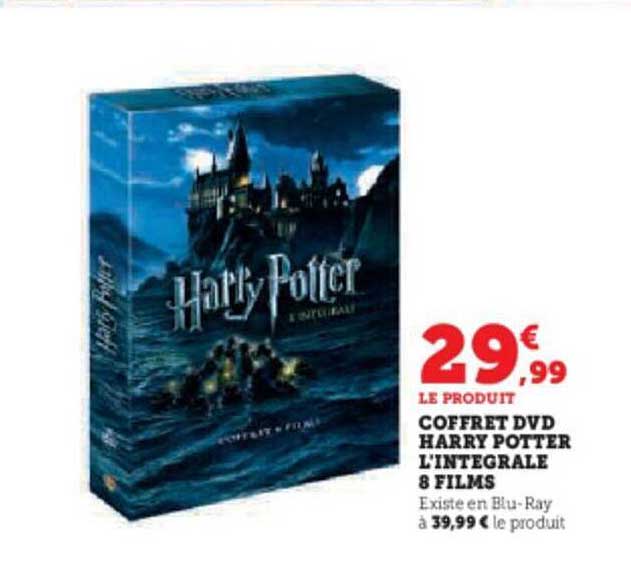 coffret dvd harry potter l'intégrale 8 films