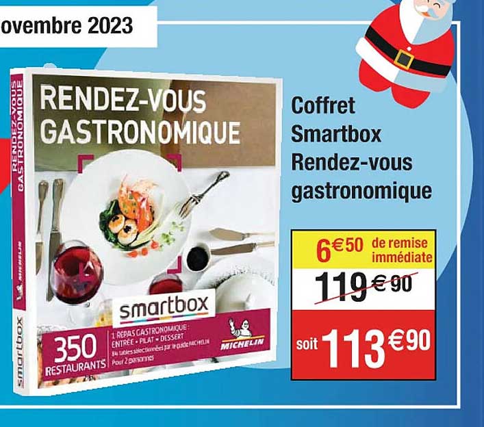 coffret smartbox rendez-vous gastronomique