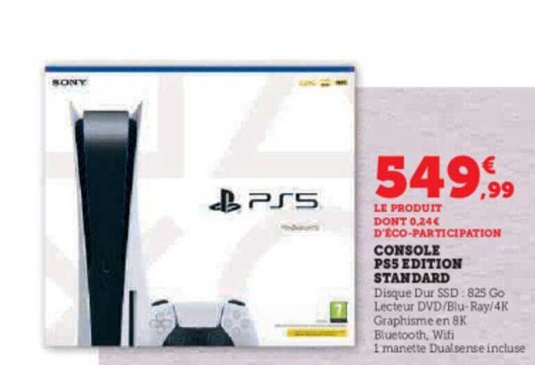 Console Ps5 édition Standard