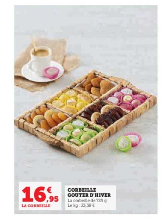 corbeille goûter d'hiver