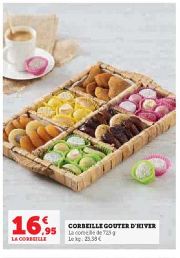 corbeille goûter d'hiver