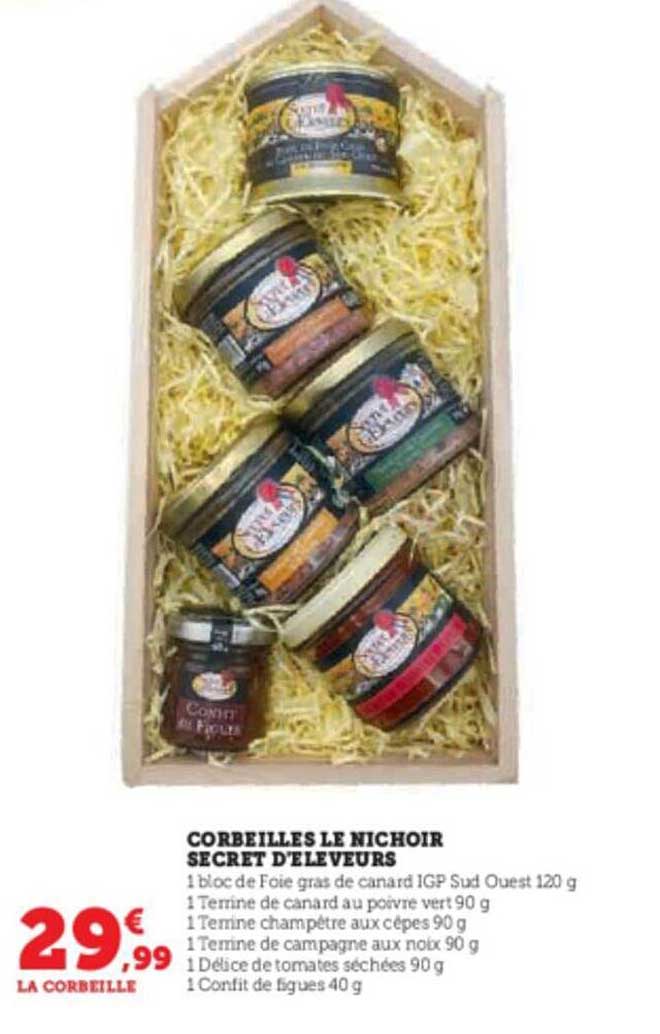 corbeilles le nichoir secret d'éleveurs