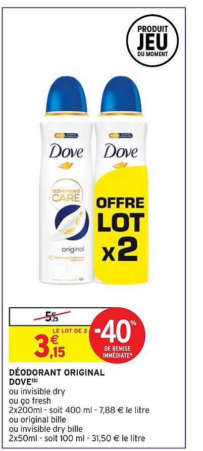 Déodorant Original Dove