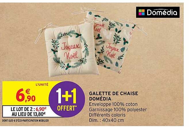 Galette De Chaise Domédia