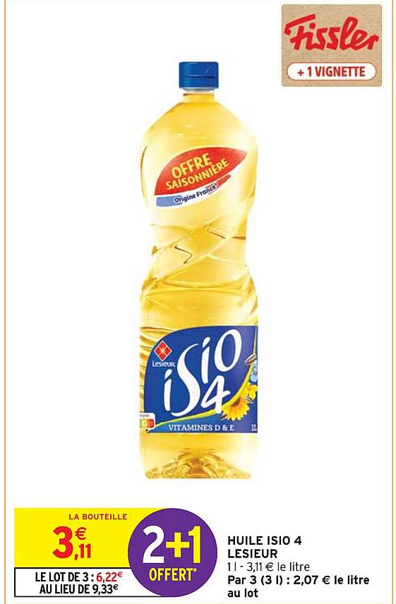 huile isio 4 lesieur