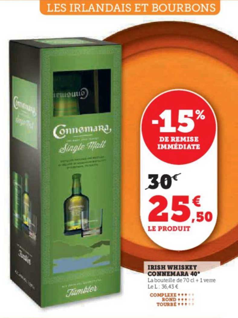 Irish Whiskey Connemara 40°