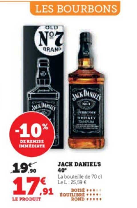jack daniel's 40°
