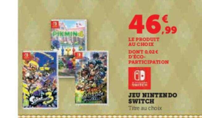 jeu nintendo switch