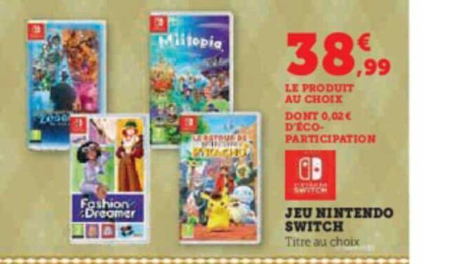 Jeu Nintendo Switch