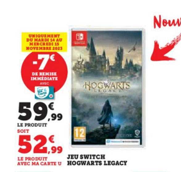 Jeu Switch Hogwarts Legacy