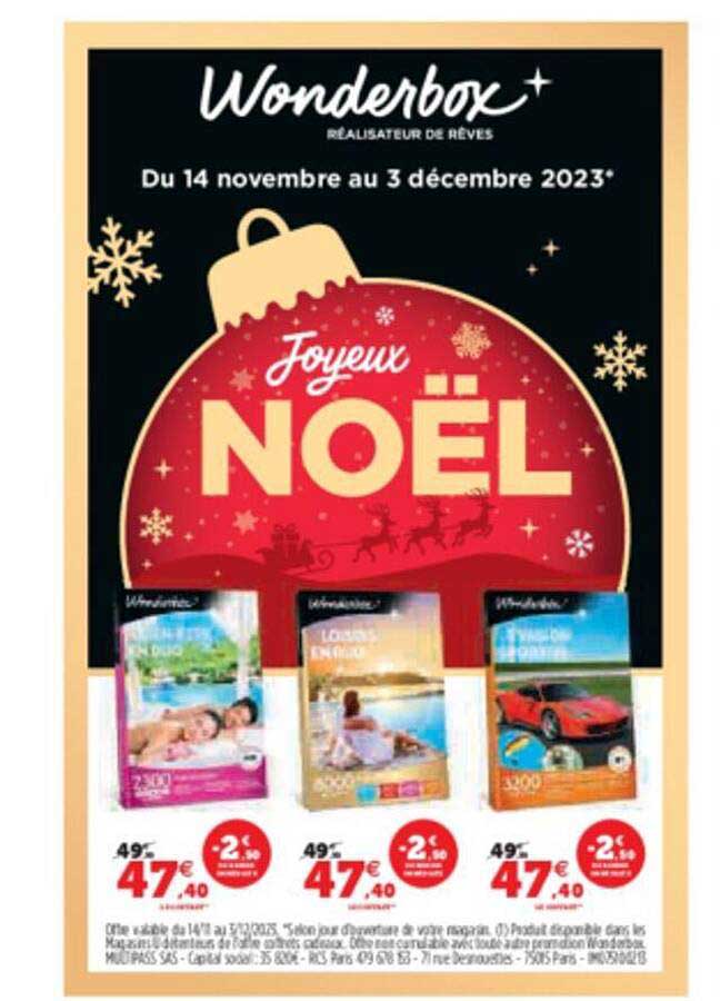 joyeux noël wonderbox