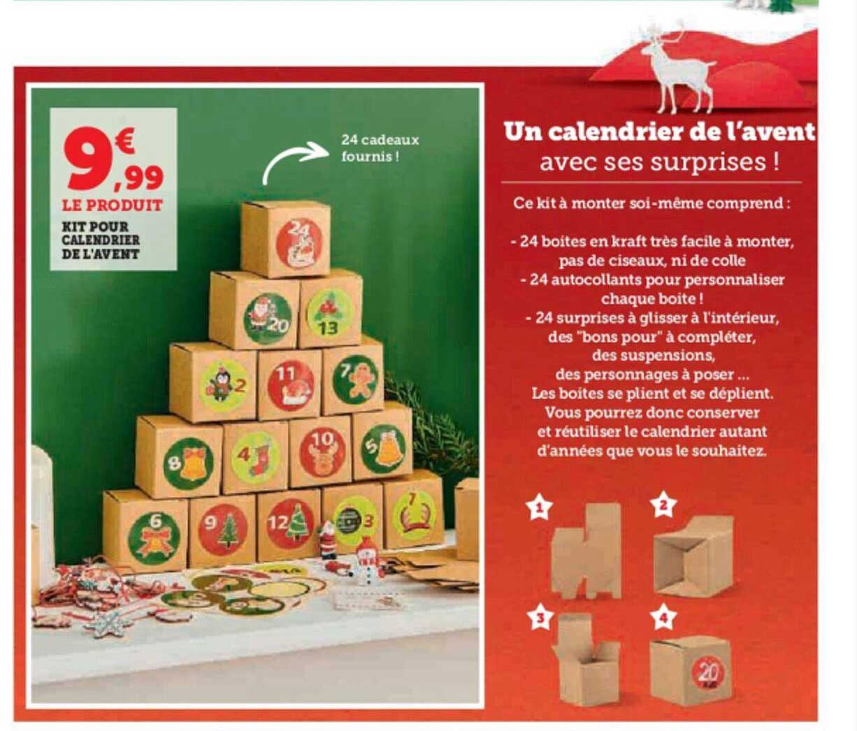 kit pour calendrier de l'avent